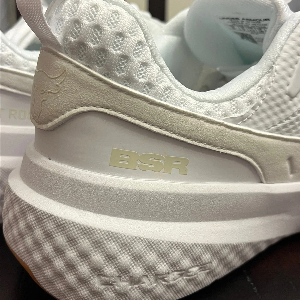 Under Armour The Rock Project Rock BSR 5 Shoes Sneakers new white Mens Size 10